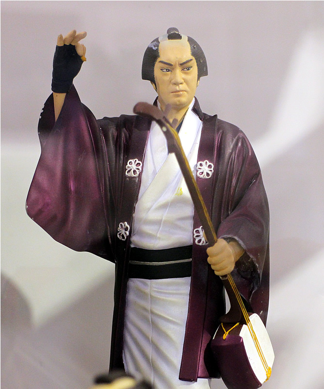 必殺仕事人 」シリーズのアクションフィギュアです。動くから、ポーズも変えられるわけですね。藤田まことの「中村主水」、京本政樹の「組紐屋の竜」などおなじみの5人。